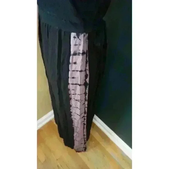 Liz Lange Maternity Women's Sleeveless Maxi Two Tone Ombre V-Neck Dress, Size L - Picture 13 of 15